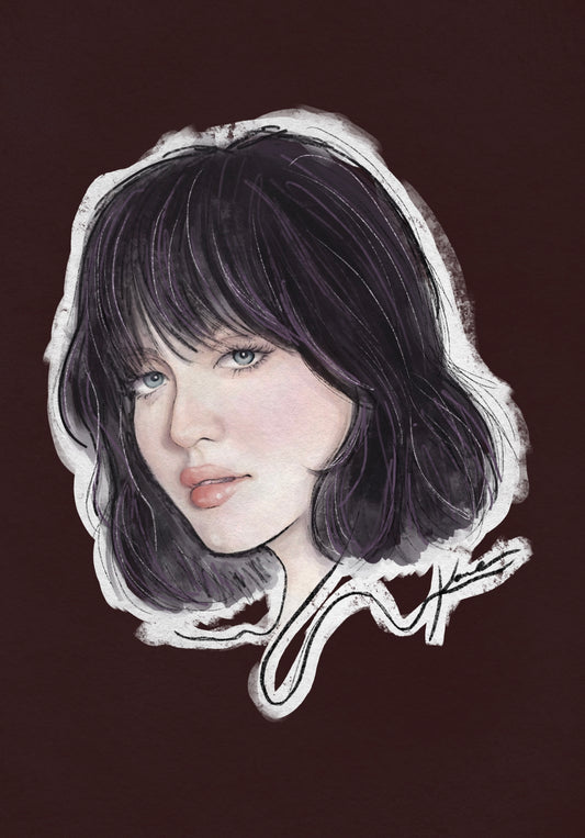 Retrato personalizado - Glicée Art Print