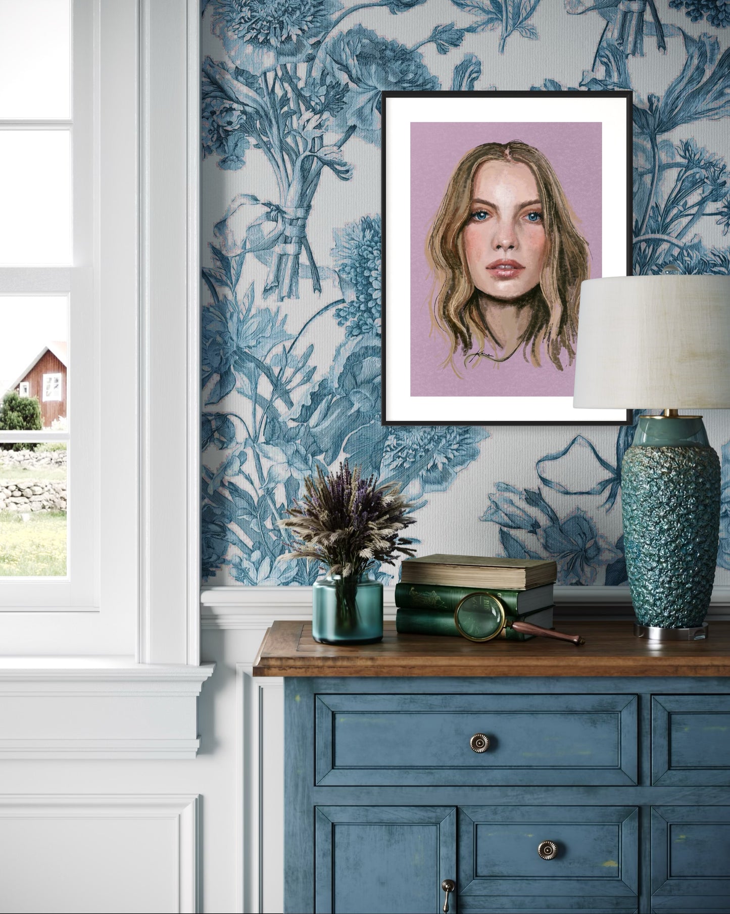 Retrato personalizado - Glicée Art Print