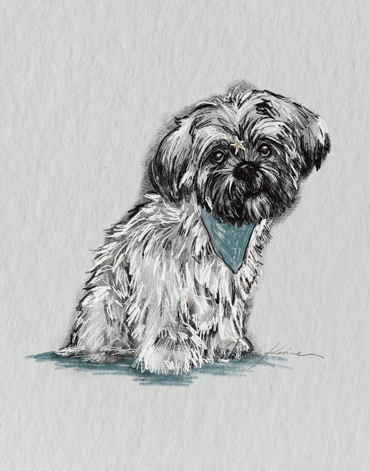 PETraits personalizado - Glicée Art Print