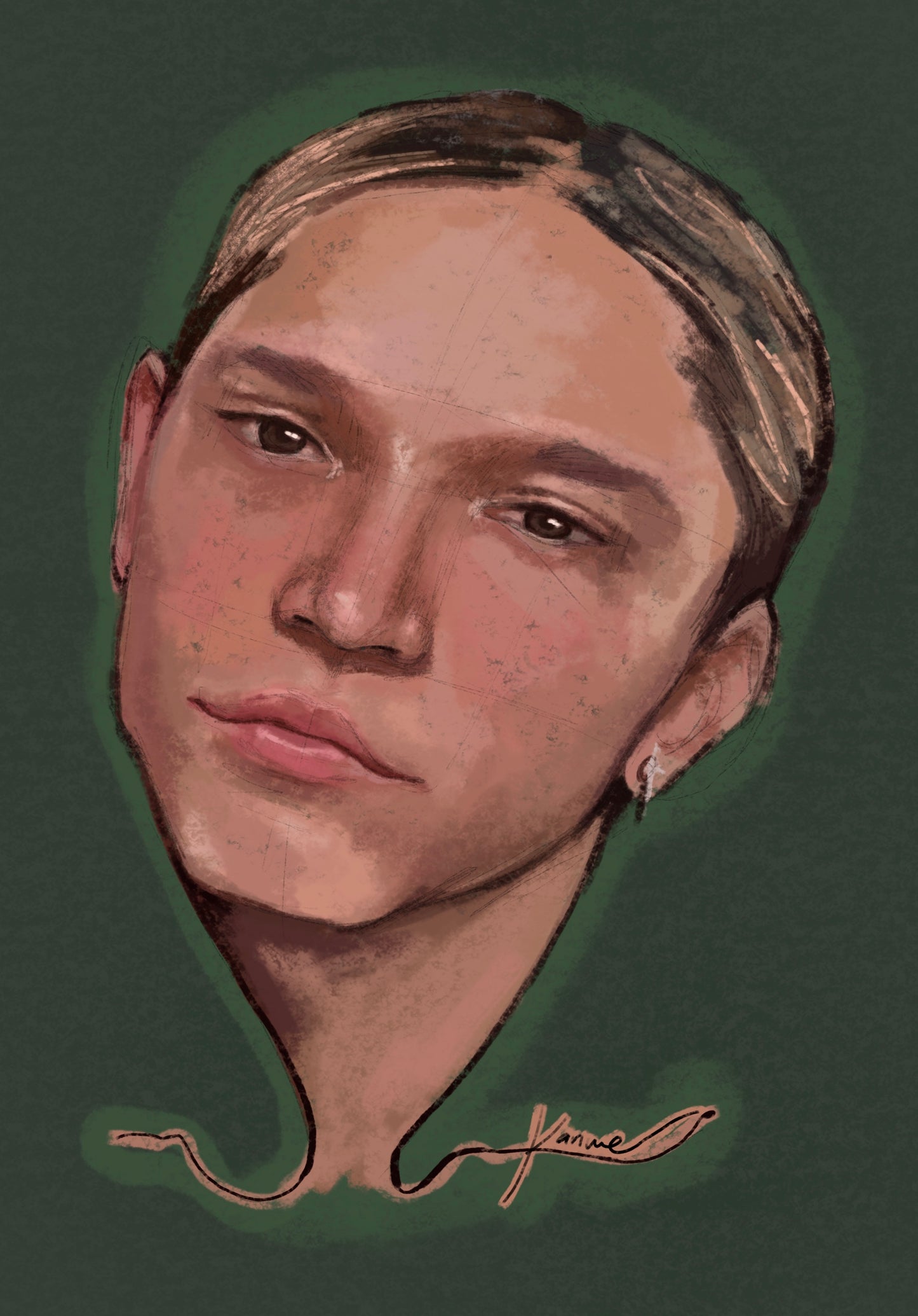 Retrato personalizado - Glicée Art Print