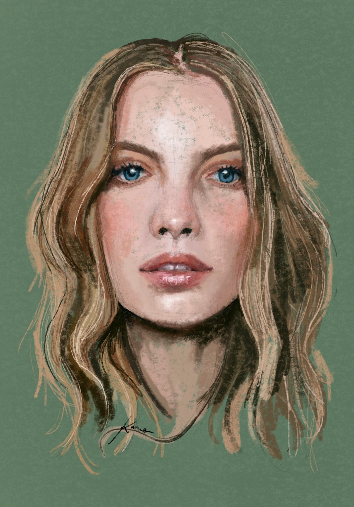 Retrato personalizado - Glicée Art Print