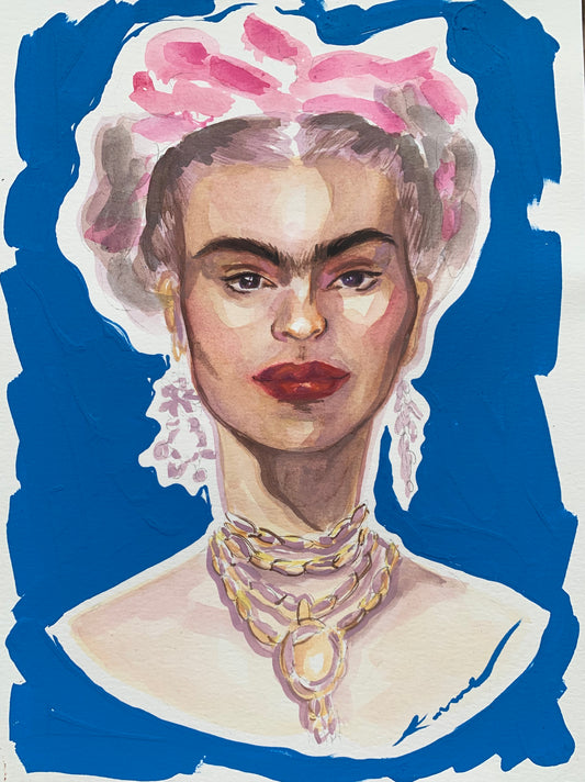 Azul Frida - Glicée Art Print