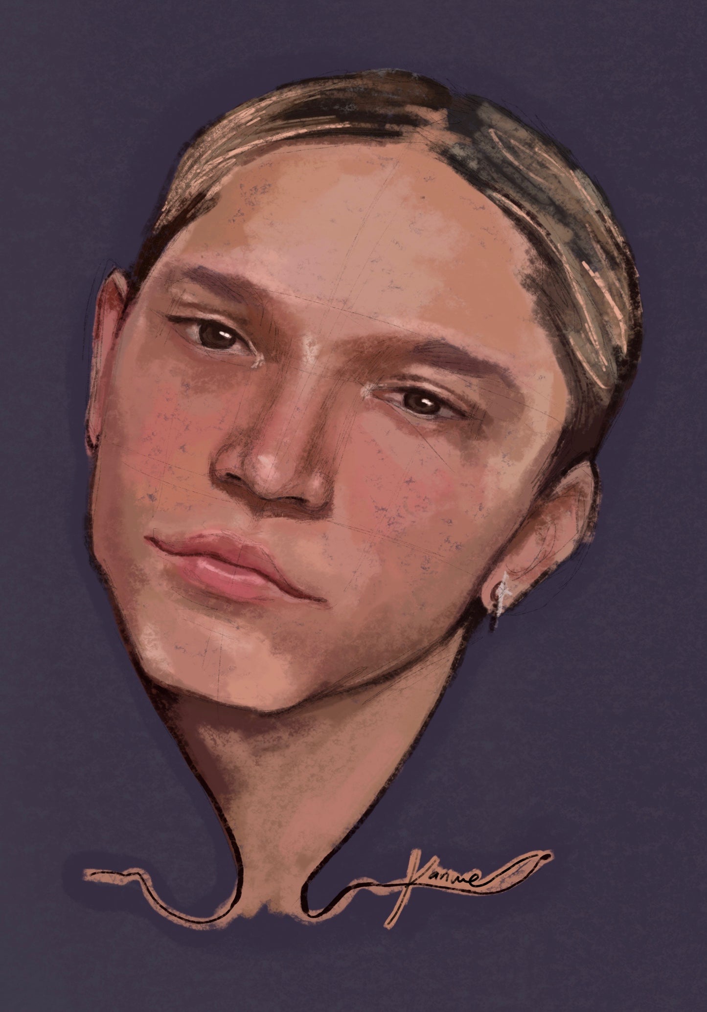 Retrato personalizado - Glicée Art Print